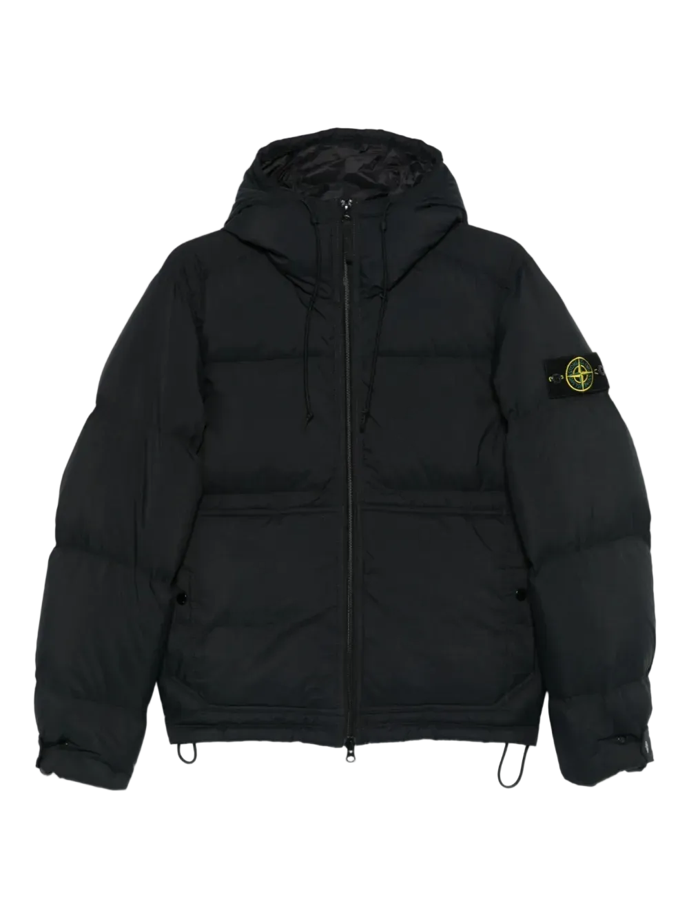 STONE ISLAND BLACK PUFFER