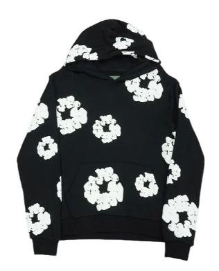 DENIM TEARS BLACK HOODIE - Size S