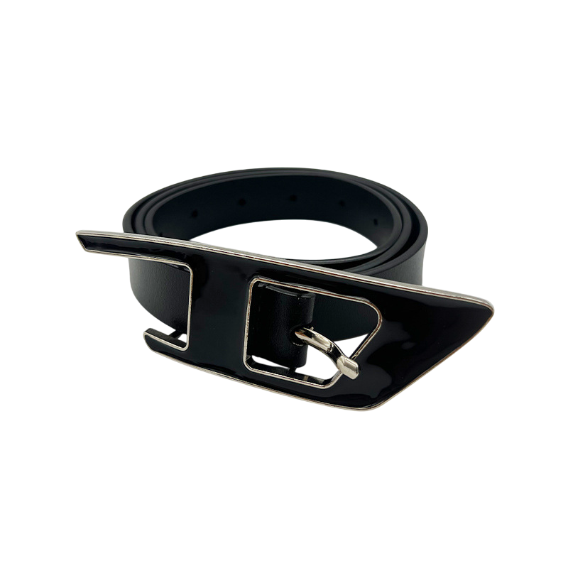DIESEL D-LOGO BLACK BELT