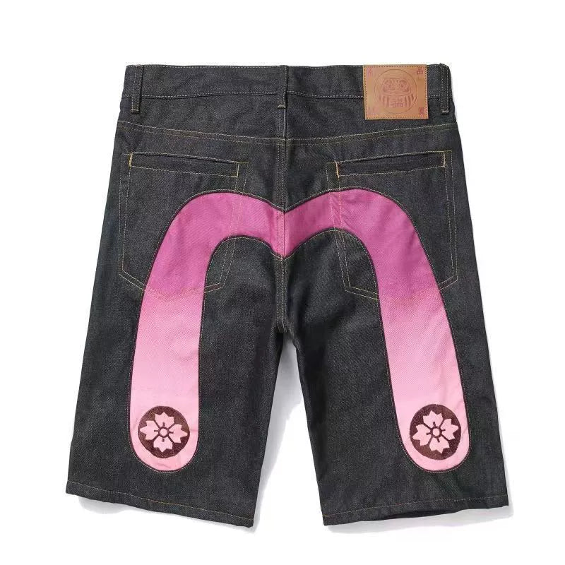 EVISU FADED PINK JORTS