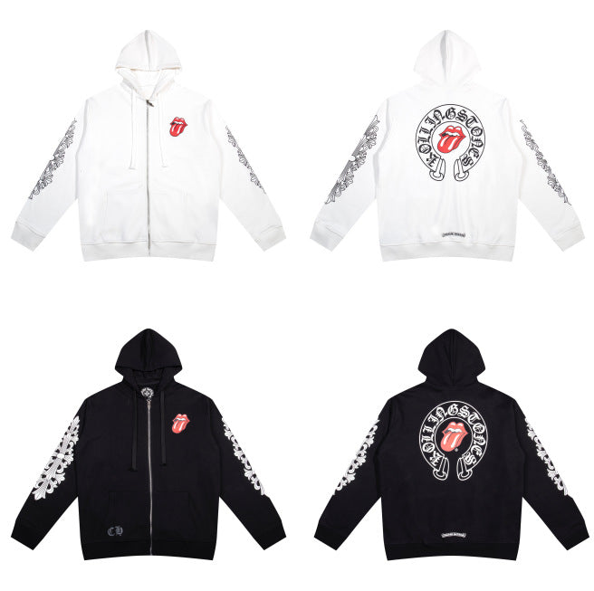 CHROME HEARTS X ROLLING STONES ZIPUP