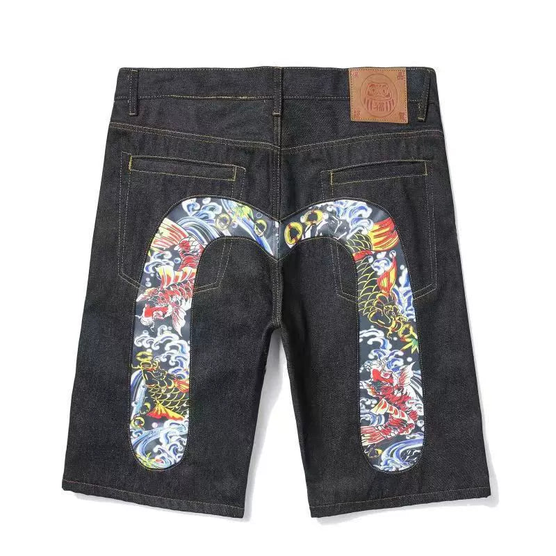 EVISU DROPLETS JORTS