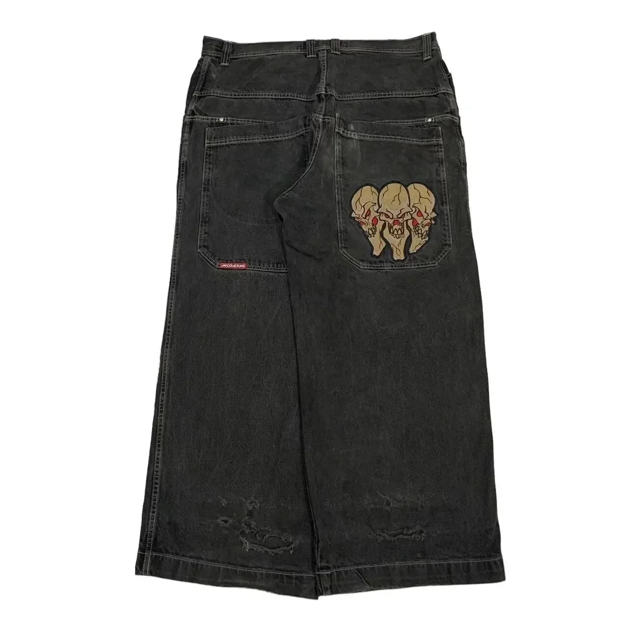 JNCO 3HEADS BLACK JEANS