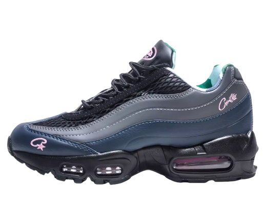 CORTEIZ AIR MAX 95 - BLACK BLUE GRAY AND PINK