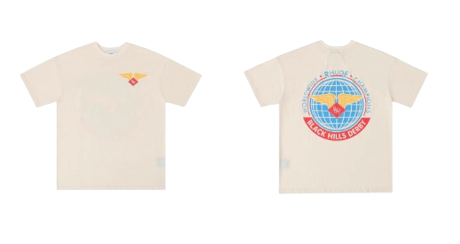 RHUDE APRICOT AVIATION SHIRT