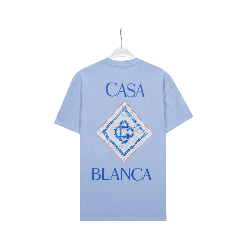 CASABLANCA DIAMOND CB SHIRT BLUE