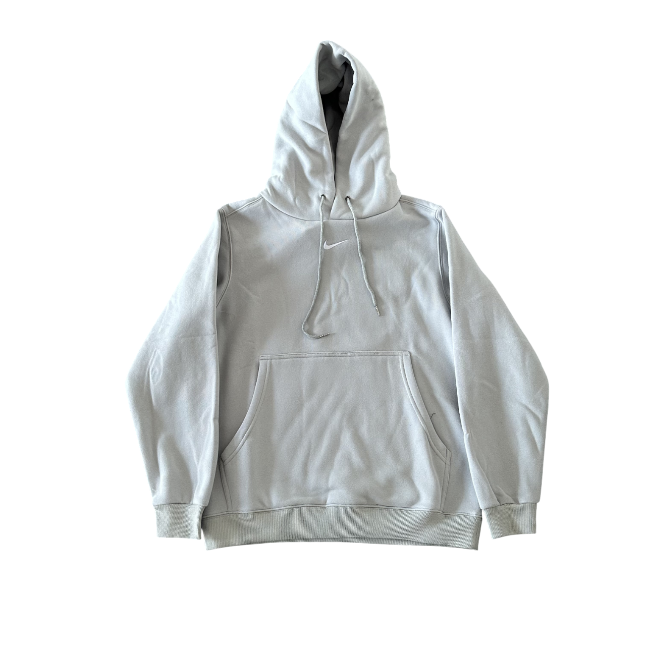 NIKE MINIMALISTIC LIGHT GRAY HOODIE