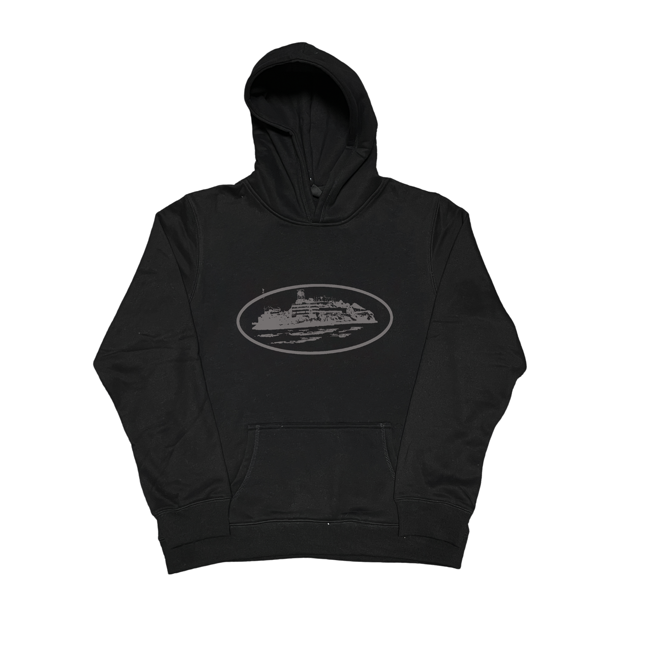 CORTEIZ MONO LOGO BLACK HOODIE