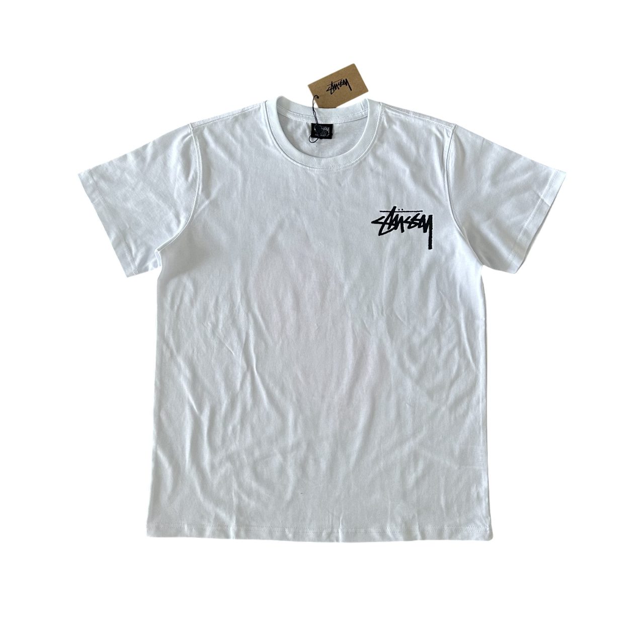 STUSSY CUBE SHIRT WHITE