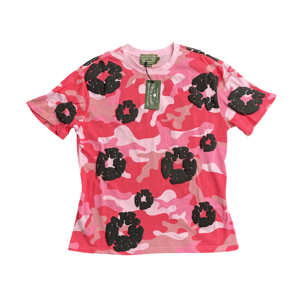 DENIM TEARS CAMO RED/PINK TSHIRT