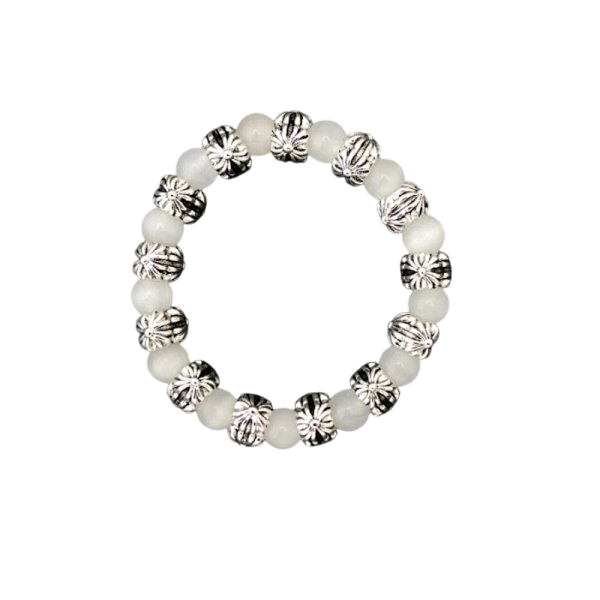 CHROME HEARTS FULL BEADED CATEYE BRACELET