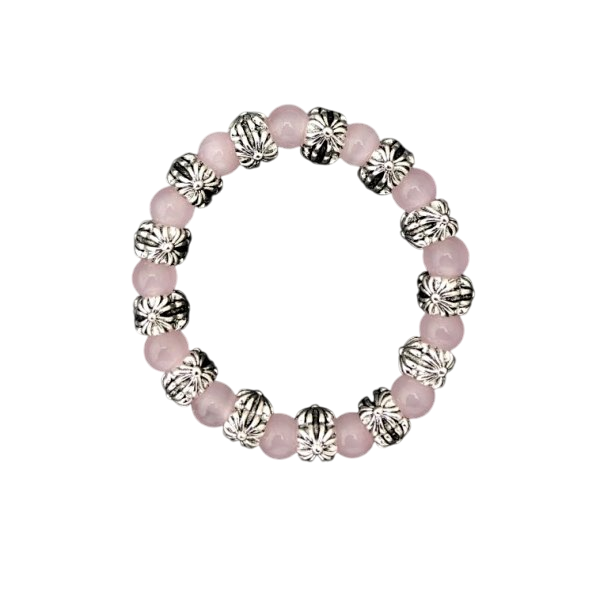 CHROME HEARTS FULL BEADED PINK BRACELET