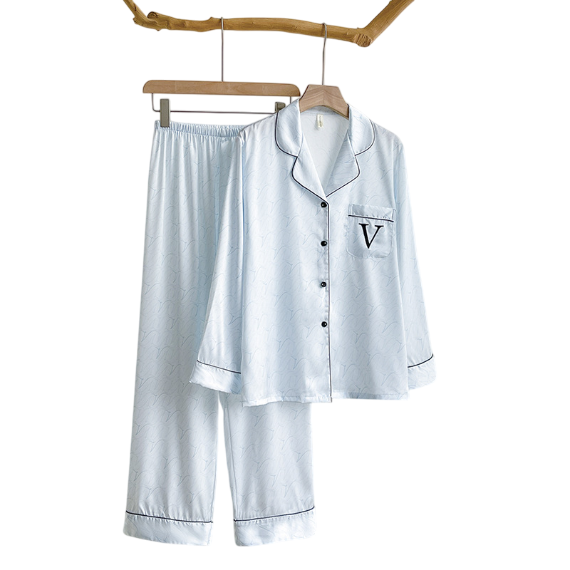 VICTORIAS SECRET SILK BABY BLUE NIGHT GOWN