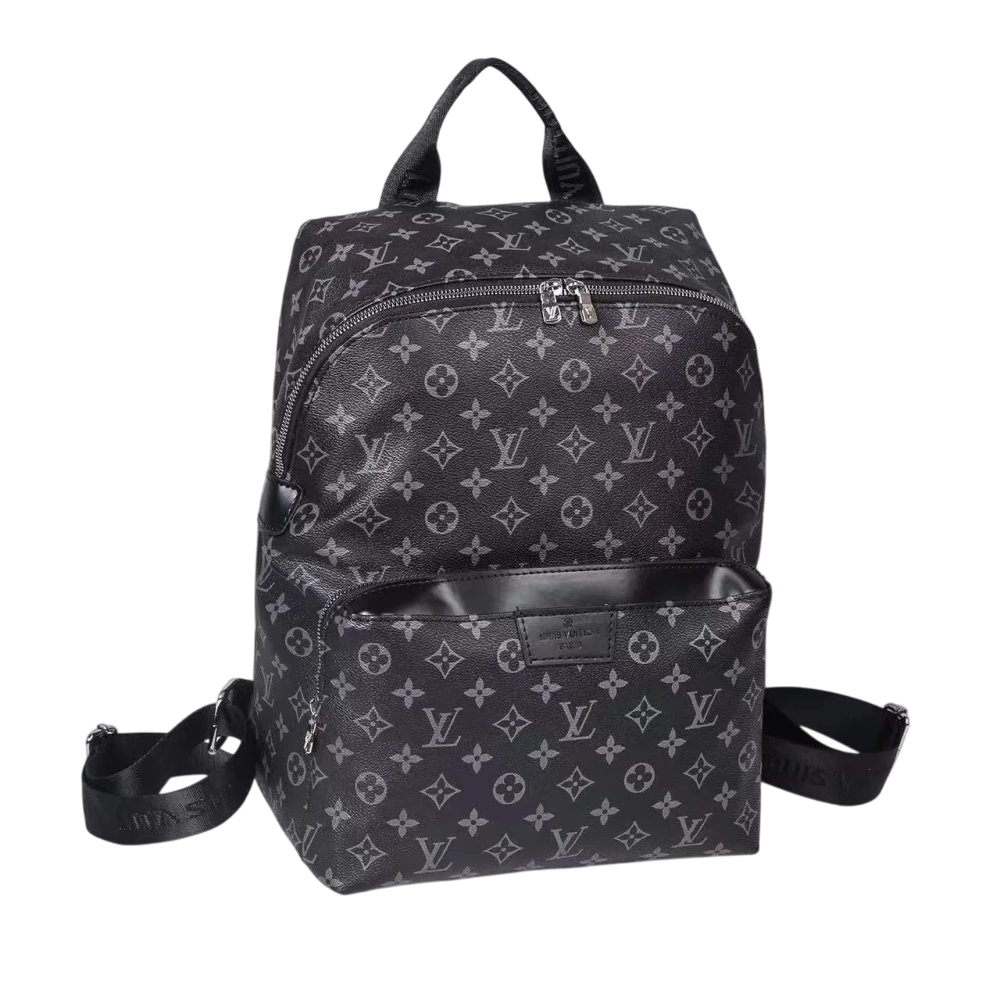 LV BLACK LOGO BACK PACK