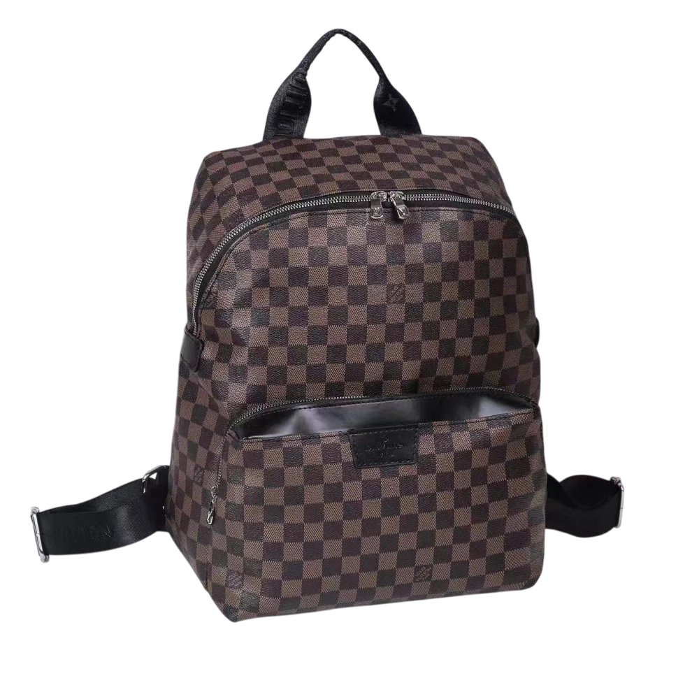LV BROWN CHECKERED BACK PACK