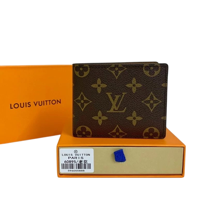 LV CLASSIC BROWN LOGO WALLET