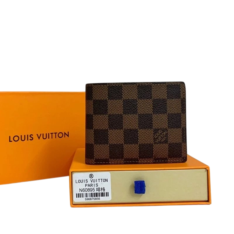 LV CLASSIC BROWN CHECK WALLET