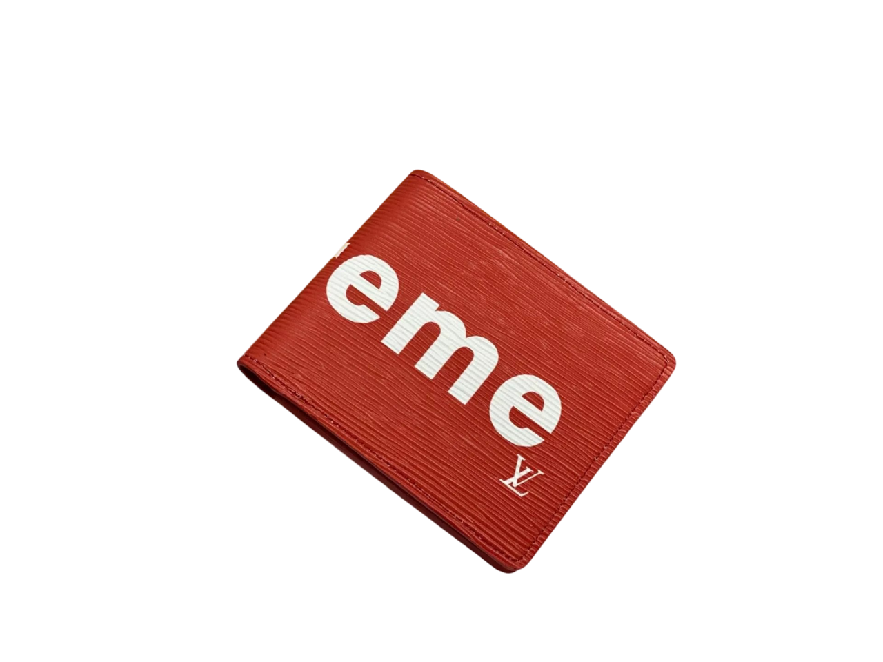 LV X SUPREME RED WALLET