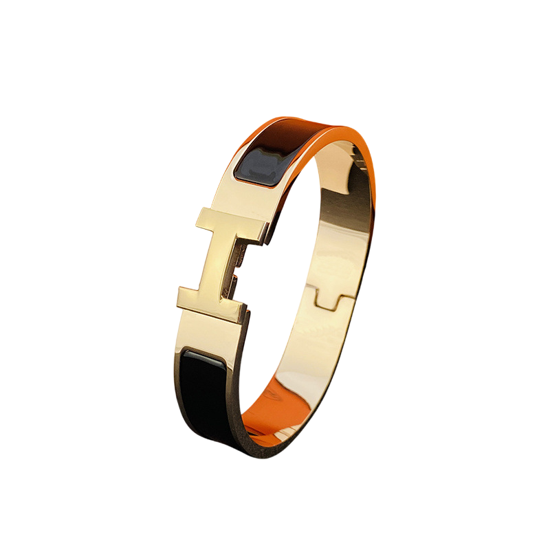 HERMES GOLD/BLACK BRACELET