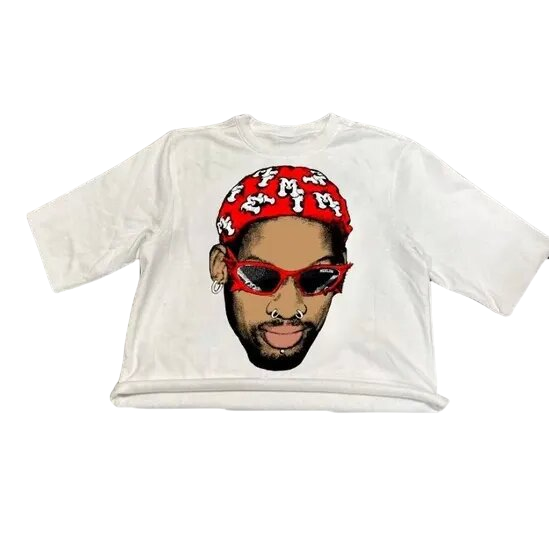DENNIS RODMAN GRAPHIC TEE WHITE