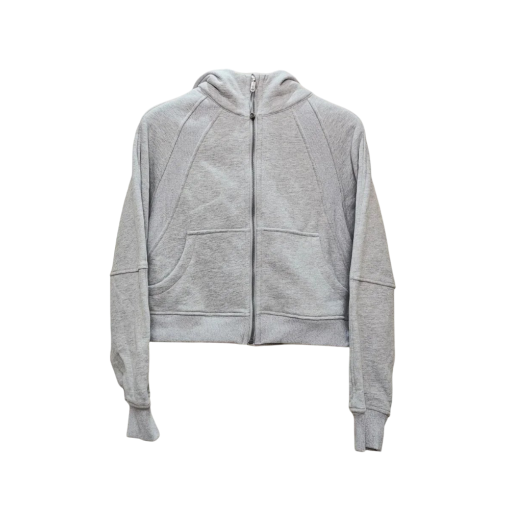 LULU LEMON GRAY ZIPUP