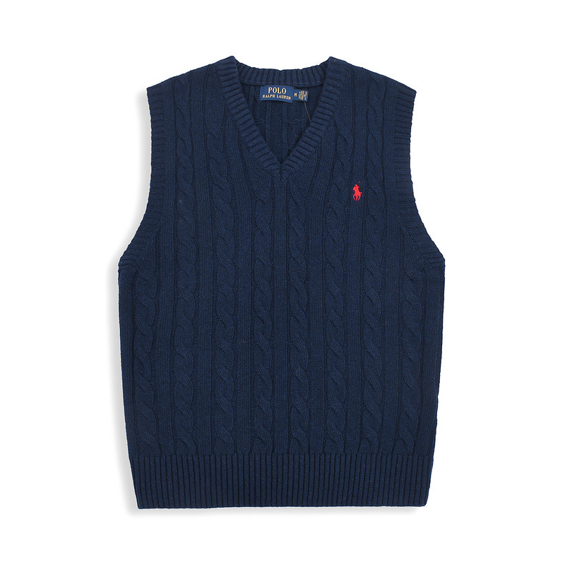 RALPH LAUREN VEST NAVY BLUE - Size M