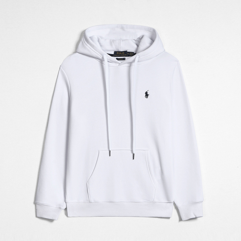 RALPH LAUREN HOODIE WHITE