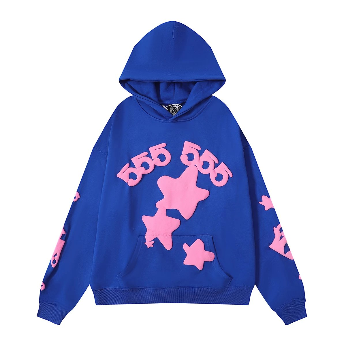 SP5DER 555 BLUE HOODIE