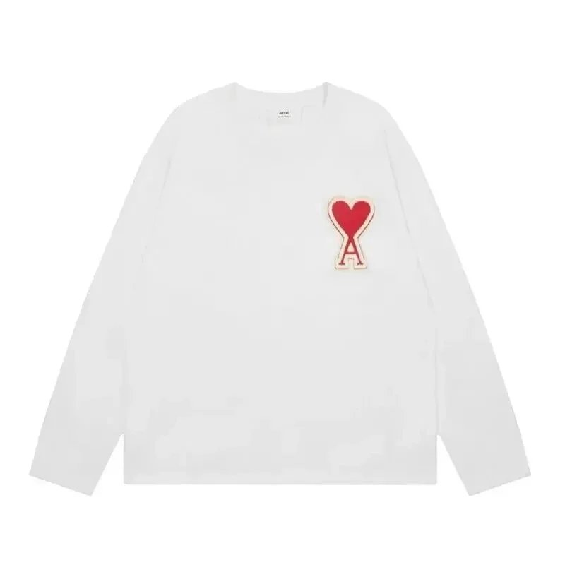 AMI WHITE SWEATER