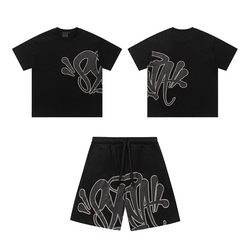 SYNA SHIRT AND SHORT SET BLACK