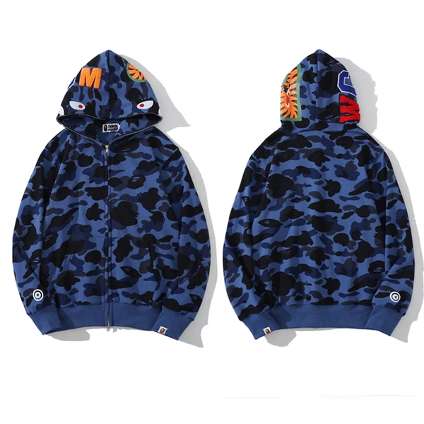 BAPE BLUE ZIP