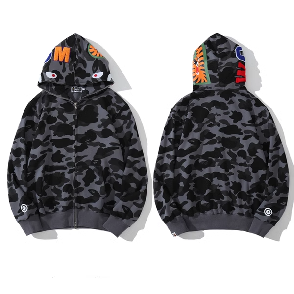 BAPE CAMO GRAY ZIP