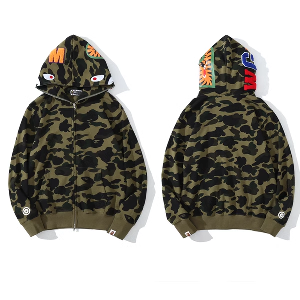 BAPE GREEN ZIP