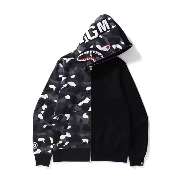 BAPE SPELL BLACK ZIP