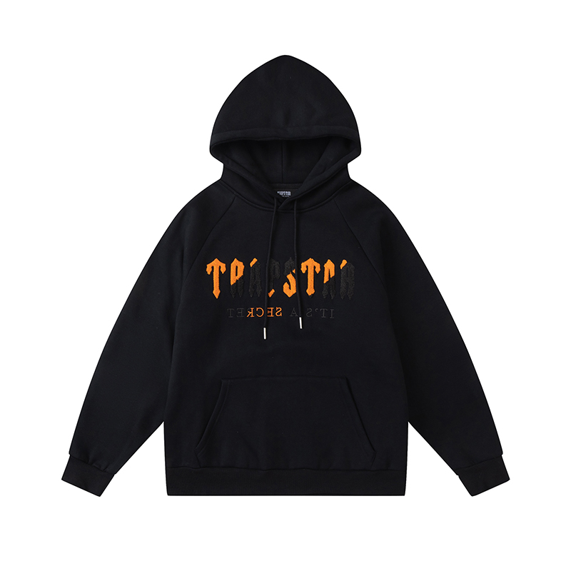 TRAPSTAR HOODIE BLACK O/B