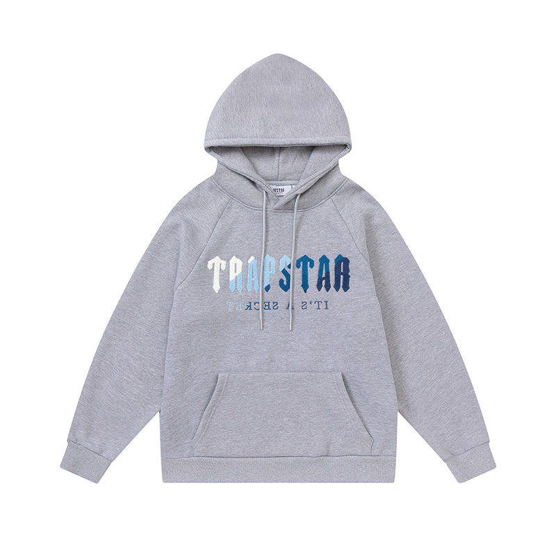 TRAPSTAR HOODIE GREY W/B/N