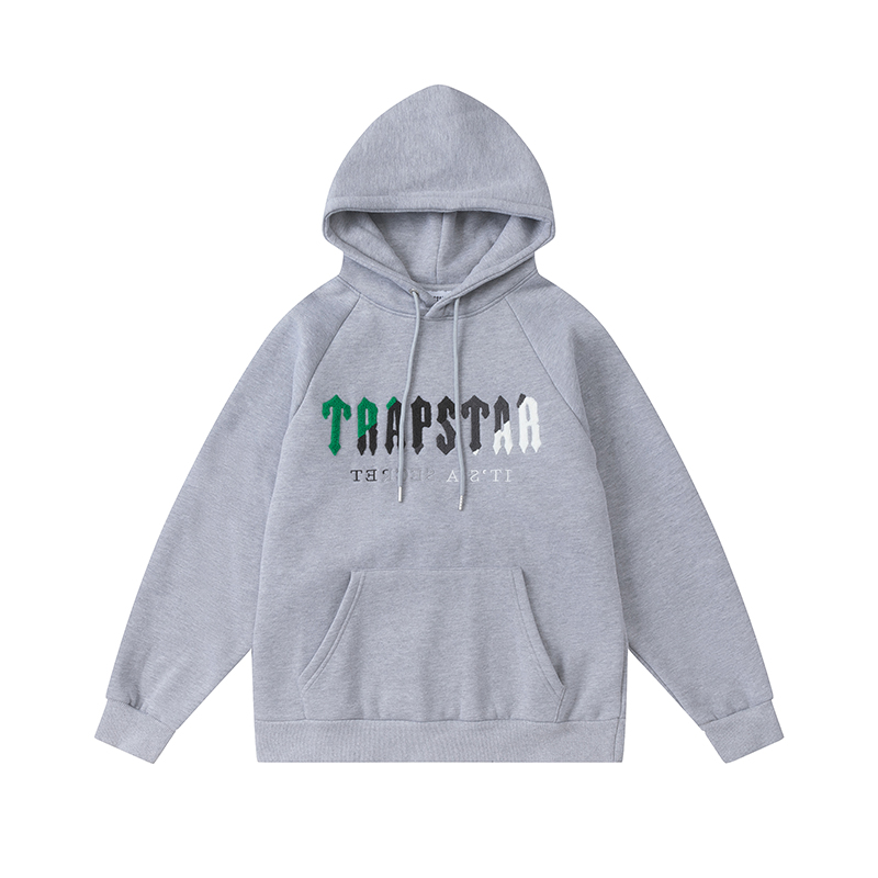 TRAPSTAR HOODIE GREY G/B/W