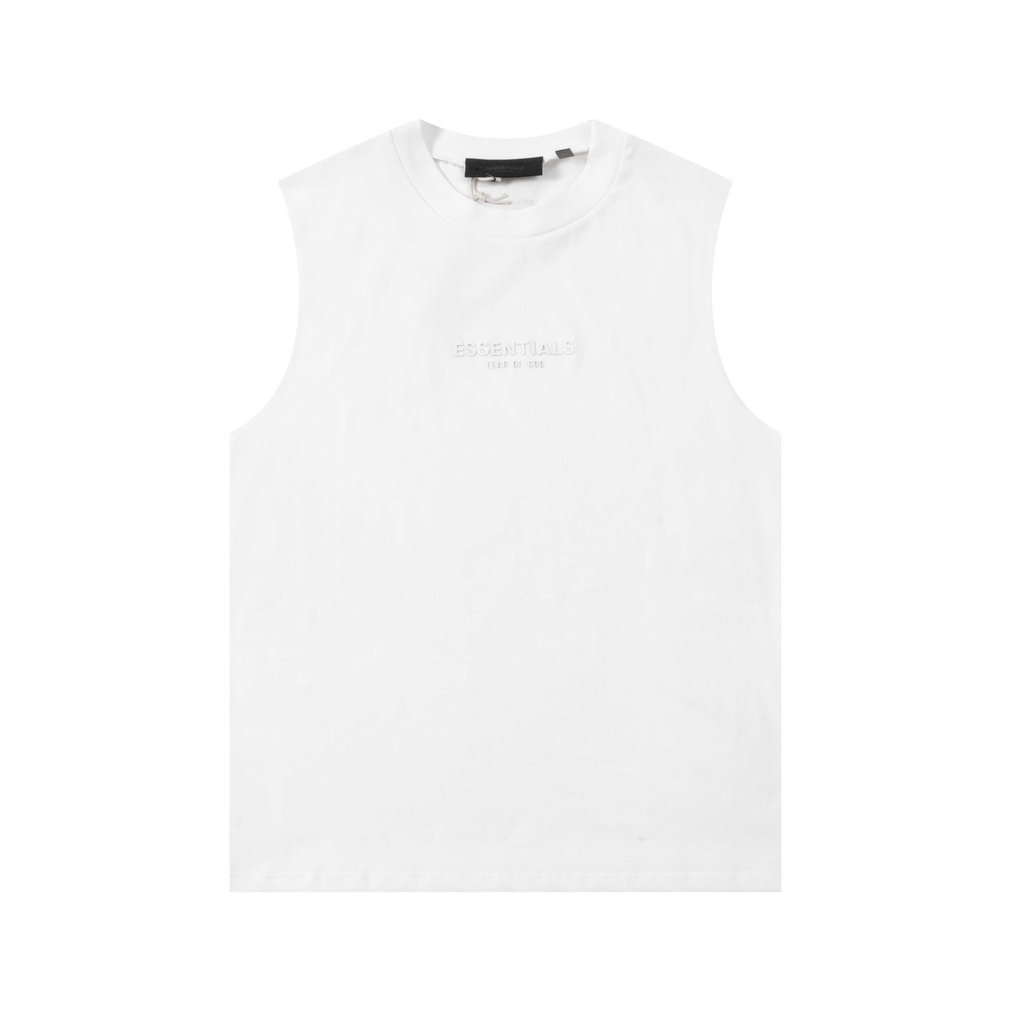 ESSENTIALS WHITE TANK TOP