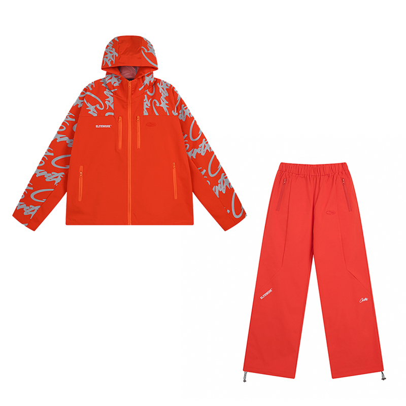 CORTEIZ ELITEWORK WINDBREAKER SET RED