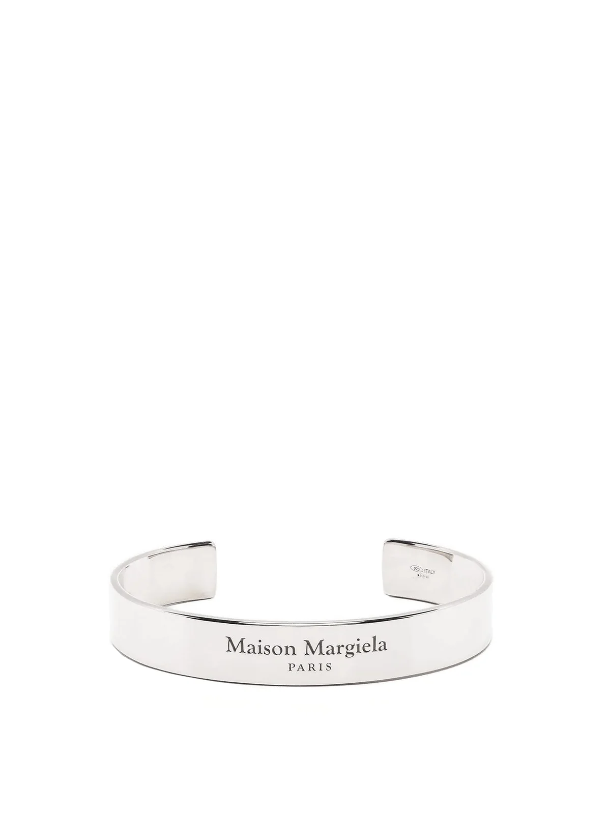 MAISON MARGIELA ENGRAVED CUFF BRACELET POLISHED