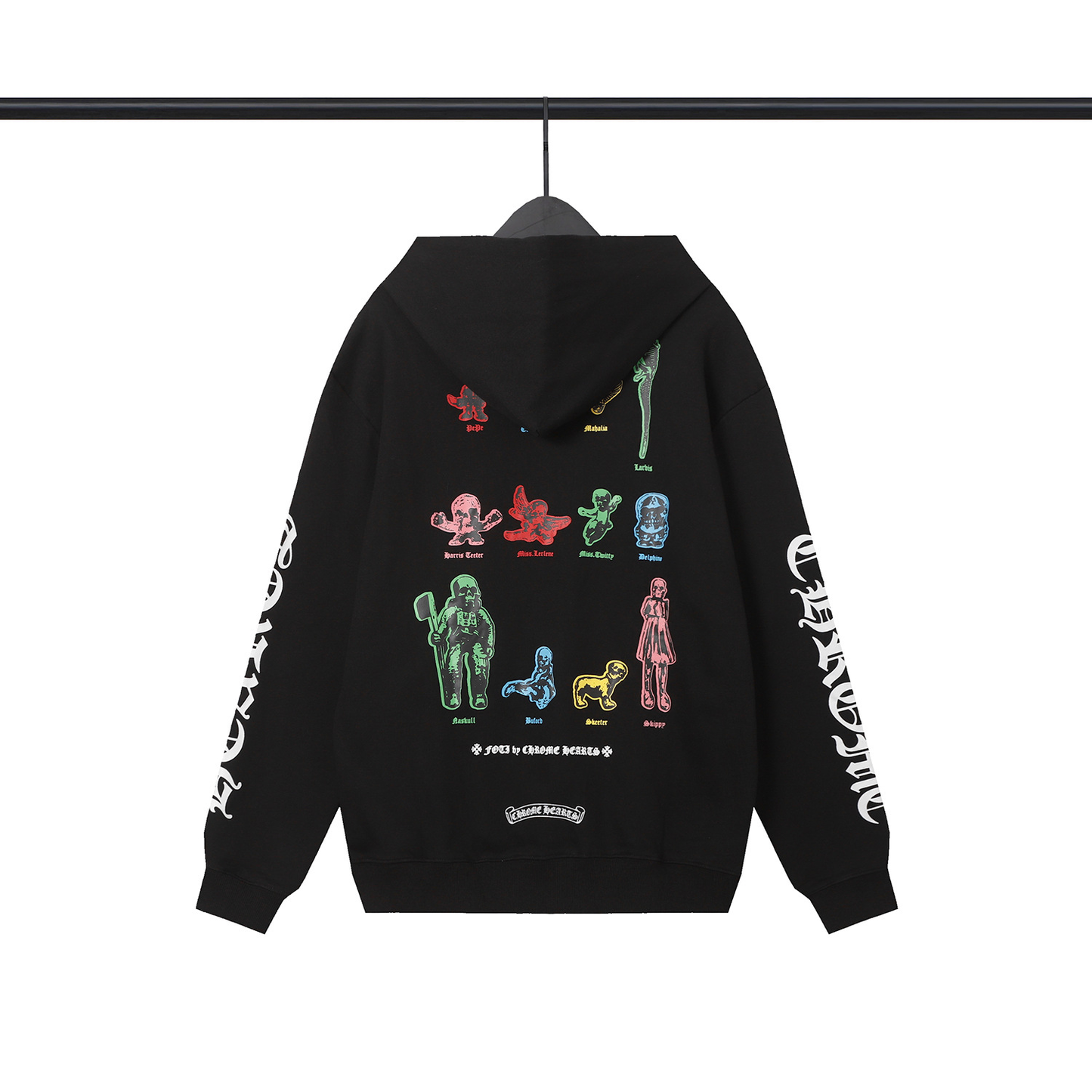 CHROME HEARTS FOES HOODIE BLACK