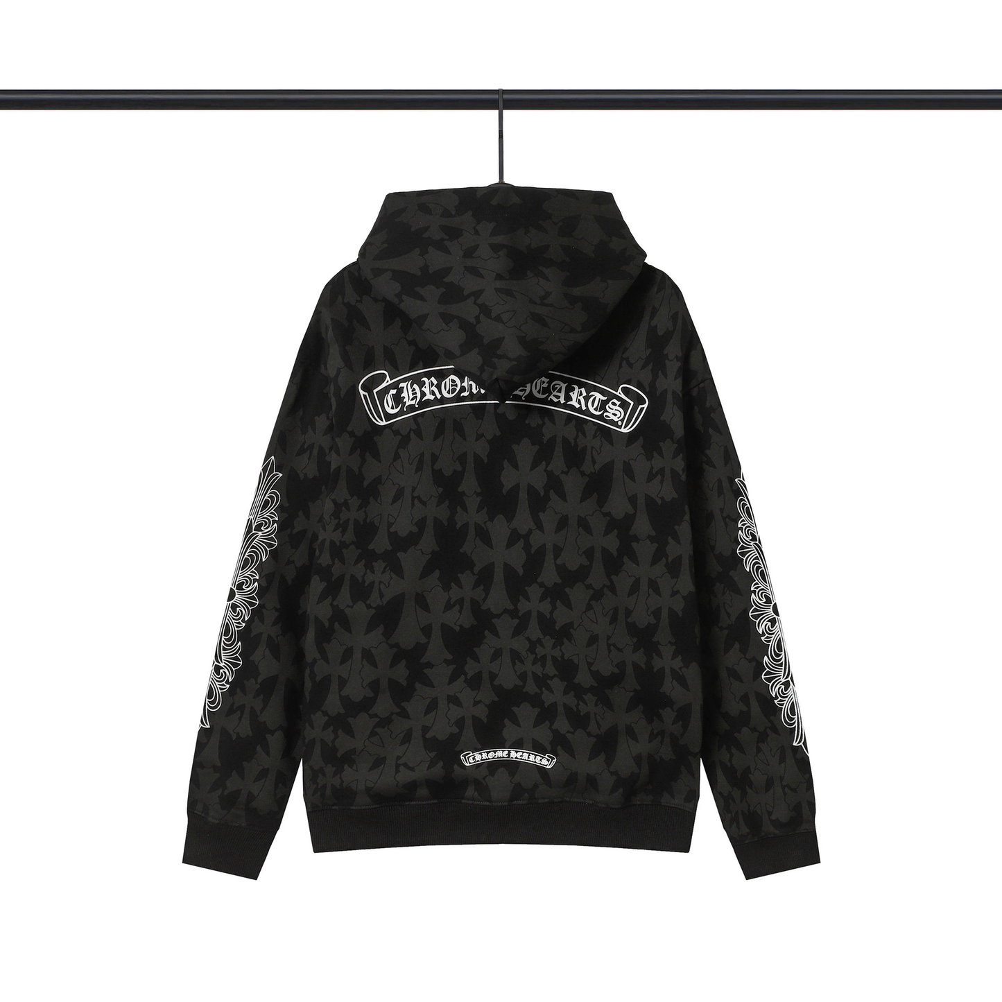 CHROME HEARTS COVERED HOODIE