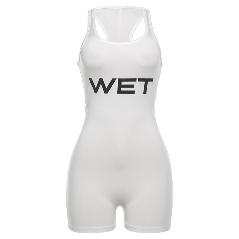 WET BODY SUIT WHITE
