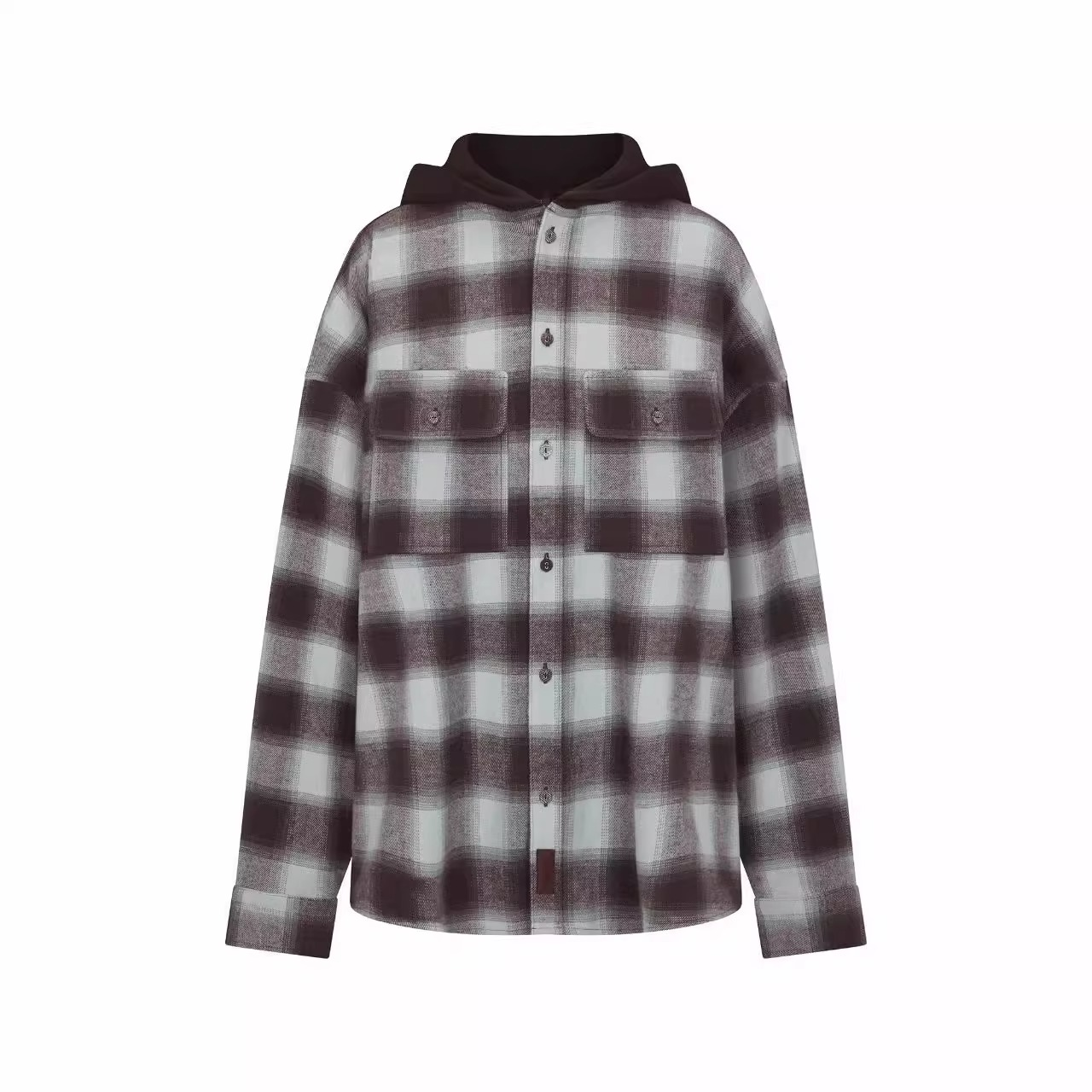 SKIMS PLAID LOOSE SHIRT JACKET