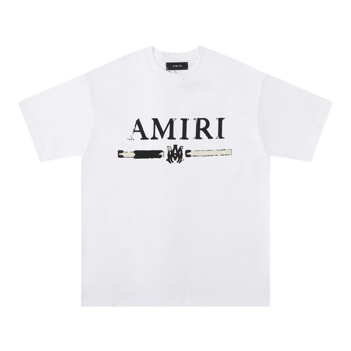 AMIRI ENCRUSTED LOGO WHITE