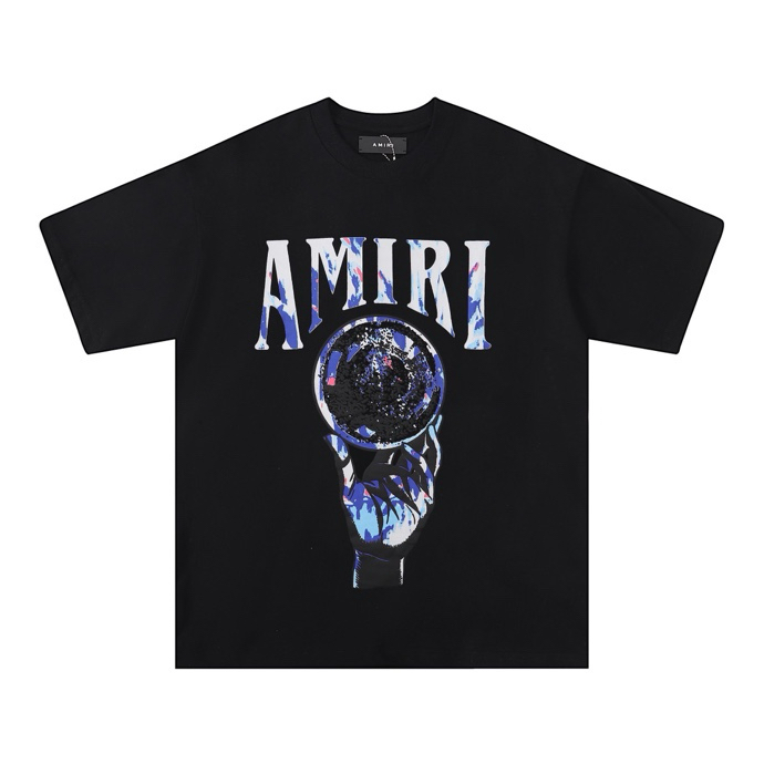 AMIRI BLACK BLUE HAND SHIRT
