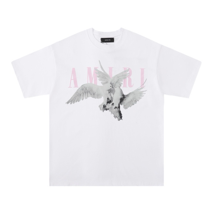 AMIRI WHITE TWO DOVE SHIRT