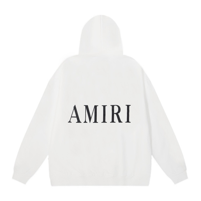 AMIRI LOGO HOODIE WHITE
