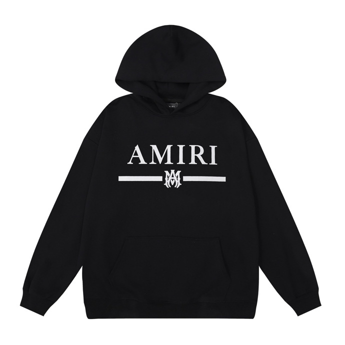 AMIRI BAREBONES HOODIE BLACK