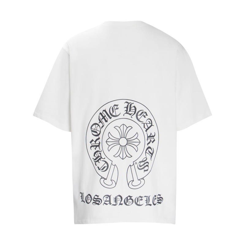 CHROMEHEARTS HORSESHOE LOGO WHITE SHIRT